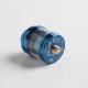 Authentic Wotofo Profile M RTA Rebuildable Tank Vape Atomizer - Blue, 3.1ml / 4.0ml, Mesh Coil, SS + Glass, 24.5mm Diameter