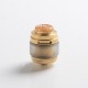 Authentic Wotofo Profile M RTA Rebuildable Tank Vape Atomizer - Gold, 3.1ml / 4.0ml, Mesh Coil, SS + Glass, 24.5mm Diameter