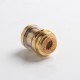 Authentic Wotofo Profile M RTA Rebuildable Tank Vape Atomizer - Gold, 3.1ml / 4.0ml, Mesh Coil, SS + Glass, 24.5mm Diameter