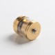 Authentic Wotofo Profile M RTA Rebuildable Tank Vape Atomizer - Gold, 3.1ml / 4.0ml, Mesh Coil, SS + Glass, 24.5mm Diameter