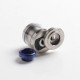 Authentic Wotofo Profile M RTA Rebuildable Tank Vape Atomizer - Silver, 3.1ml / 4.0ml, Mesh Coil, SS + Glass, 24.5mm Diameter