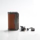 Authentic Lost Vape Thelema DNA250C 200W VW TC Box Mod - Gunmetal / Calf Leather, 1~200W, 200~600'F, 2 x 18650