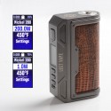 [Ships from Bonded Warehouse] Authentic LostVape Thelema DNA250C 200W VW TC Box Mod - Gunmetal / Desert Fox, 1~200W, 2 x 18650