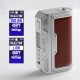 Authentic Lost Vape Thelema DNA250C 200W VW TC Box Mod - SS / Calf Leather, 1~200W, 200~600'F, 2 x 18650