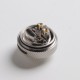 Authentic Advken Mad Hatter RTA Rebuildable Tank Vape Atomizer - Silver, 2.0ml, 24mm Diameter