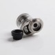 Authentic Advken Mad Hatter RTA Rebuildable Tank Vape Atomizer - Silver, 2.0ml, 24mm Diameter