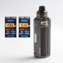 Authentic LostVape Ursa Quest Multi Pod Mod Kit 100W TC VW Box Mod + Ursa Pro Pod Tank - Gunmetal-Ebony Wood, 5~100W, 7.0ml