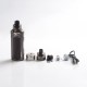 Authentic LostVape Ursa Quest Multi Pod Mod Kit 100W TC VW Box Mod + Ursa Pro Pod Tank - Gunmetal-Ebony Wood, 5~100W, 7.0ml