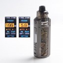 Authentic LostVape Ursa Quest Multi Pod Mod Kit 100W TC VW Box Mod + Ursa Pro Pod Tank - Gunmetal-Ukiran Leather, 5~100W, 7.0ml