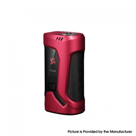 Authentic VapX Meteor 510 2000mAh 80W VW Variable Wattage Box Mod - Volcano Red, 5~80W, IP68 Waterproof