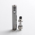 Authentic Timesvape 1000mAh Wave Mini Salty Kit + Tank Atomizer w/ 1.2ohm Ceramic Coil - Gunmetal, 1.8ml / 2ml