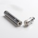 Authentic Timesvape 1000mAh Wave Mini Salty Kit + Tank Atomizer w/ 1.2ohm Ceramic Coil - Gunmetal, 1.8ml / 2ml