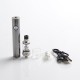 Authentic Timesvape 1000mAh Wave Mini Salty Kit + Tank Atomizer w/ 1.2ohm Ceramic Coil - Gunmetal, 1.8ml / 2ml