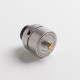 Authentic Yachtvape Claymore RDA Rebuildable Dripping Vape Atomizer w/ BF Pin - Sand Blast Silver, 24mm diameter