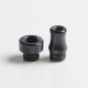 Authentic MECHLYFE x Fallout Vape XRP RTA Replacement 510 DL / MTL Drip Tip - Resin Black (2 PCS)