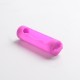 Protective Case Sleeve for 18650 Battery - Purple, Silicone