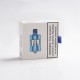 Innokin Zlide Sub Ohm Tank Atomizer Vape Clearomizer - Blue, SS + Glass, 1.2ohm / 0.8ohm, 4.0ml, 24mm Diameter