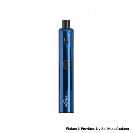 Authentic Uwell Whirl S 1450mAh 18W Pod System Pen Starter Kit - Blue, Stainless Steel + Glass, 2.0ml, 0.8ohm