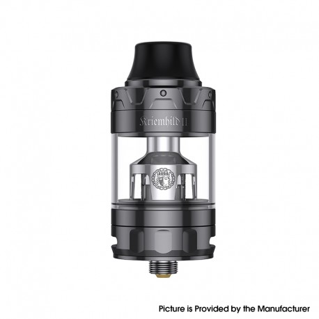 [Ships from Bonded Warehouse] Authentic Vapefly Kriemhild II Sub Ohm Tank Atomizer - Gunmetal, Standard Edition-P Version