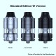 Authentic Vapefly Kriemhild II Sub Ohm Tank Atomizer - Gunmetal, 4.0ml / 5.0ml, 0.2ohm / 0.3ohm, Standard Edition-W Version