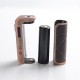 Authentic Augvape Foxy One 120 Vape Box Mod - Copper + Wood Pattern Leather, 5~120W, 1 x 18650 / 20700 / 21700