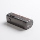 Authentic Augvape Foxy One 120 Vape Box Mod - Gun Metal + Brown Leather, 5~120W, 1 x 18650 / 20700 / 21700