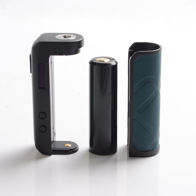 Buy Authentic Augvape Foxy One 120 Vape Box Mod Black Green Leather