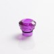 Authentic Yachtvape Claymore RDA Replacement Top Cap + Drip Tip - Translucent Purple