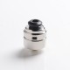 Authentic Yachtvape Claymore RDA Rebuildable Dripping Vape Atomizer w/ BF Pin - Polish Silver, 24mm diameter