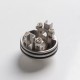 Authentic Yachtvape Claymore RDA Rebuildable Dripping Vape Atomizer w/ BF Pin - Polish Silver, 24mm diameter