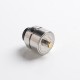 Authentic Yachtvape Claymore RDA Rebuildable Dripping Vape Atomizer w/ BF Pin - Polish Silver, 24mm diameter