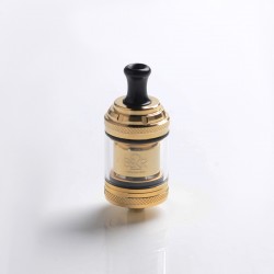 Authentic VandyVape Berserker Mini V2 MTL RTA Atomizer - Gold, 2.0 / 2.5ml, 22mm, Glass / PEI / Metal Tube