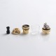 Authentic Vandy Vape Berserker Mini V2 MTL RTA Vape Atomizer - Gold, 2.0 / 2.5ml, 22mm, Glass / PEI / Metal Tube