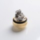 Authentic Vandy Vape Berserker Mini V2 MTL RTA Vape Atomizer - Gold, 2.0 / 2.5ml, 22mm, Glass / PEI / Metal Tube