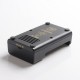 Authentic Golisi I2 2A Two-Slot Smart USB Charger w/ LCD Screen Compatible with Battery Length Ranging 32~70mm - Black, ABS + PC