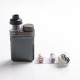 Authentic Vaporesso Swag PX80 Kit 80W Box Mod + Swag 4ml Pod Tank - Brick Black, 5~80W, Axon Chip, 1 x 18650, 0.2ohm / 0.3ohm