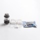 Authentic Damn Vape DOOM X Mesh RTA Rebuildable Tank Vape Atomizer - Gunmetal, 5.5ml / 8.0ml, 3D Liquid Flow, 26mm Diameter