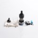 Authentic Hellvape Vertex MTL RTA Rebuildable Tank Vape Atomizer - Matte Black, 2.0ml / 3.5ml, 22mm Diameter