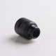 Authentic Damn Vape Mongrel RDA Rebuildable Dripping Vape Atomizer - Matte Black, 25.4mm / 26mm, with BF Pin + Spare Top Cap