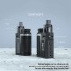 Authentic OBS Oner 80W VW Pod System Kit - Aurora Cyan, 5~80W, Side-by-Side, 1 x 18650, 5.0ml Pod Cartridge, 0.4ohm /0.2ohm