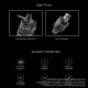 Authentic OBS Oner 80W VW Pod System Vape Kit - Charcoal Gray, 5~80W, Side-by-Side, 1 x 18650, 5.0ml Pod Cartridge, 0.4ohm