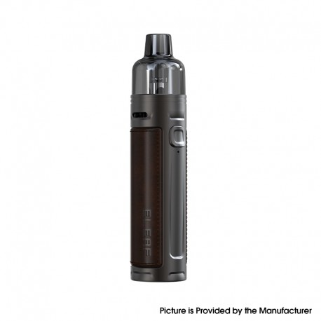 Authentic Eleaf iSolo R 30W 1800mAh Pod System Starter Kit - Dark Brown, VW 1~30W, 4.5ml Pod Cartridge, 0.4ohm / 0.8ohm