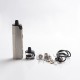 Authentic Vapefly Optima Pod System 80W Pod System Vape Mod Kit - Silver, 3.5ml Pod Cartridge, 5~80W, 1 x 18650