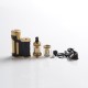 Authentic Mechlyfe x Fallout Vape x Mrjustright1 Paramour SBS Mod + XRP RTA Advanced Kit - Black Golden, 5~80W, 3.5ml, 24mm Dia