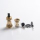 Authentic MECHLYFE x Fallout Vape XRP RTA Advanced Kit - Golden, 3.5ml, 24mm Diameter, with DL Post + PNP Bridge