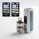 Authentic Voopoo Drag X Plus 100W VW Pod Mod + TPP Tank Kit - Prussian Blue, 5~100W, 1 X 21700 / 18650, GENE.FAN 2.0 Chip, 5.5ml