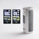 Authentic Voopoo Drag X Plus 100W VW Variable Wattage Pod Mod - Smoky Grey, 5~100W, 1 X 21700 / 18650, GENE.FAN 2.0 Chip