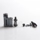 Authentic Mechlyfe x Fallout Vape x Mrjustright1 Paramour SBS Mod + XRP RTA Basic Kit - Grey GunMetal, 5~80W, 3.5ml, 24mm