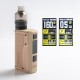 Authentic VOOPOO Argus GT 160W TC VW Variable Wattage Box Mod + PnP Pod Tank Vape Kit - Desert Yellow, 5~160W, 4.5ml, 2 x 18650