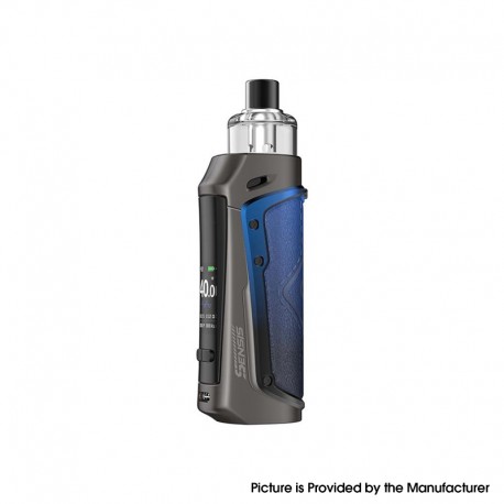 Authentic Innokin Sensis 40W 3000mAh Next-Gen Pod System Mod Kit - Navy Blue, 6~40W, 3.1ml Pod Cartridge, 0.25ohm